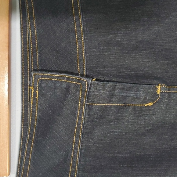 BisouBisou skirt women's size 12 black false pockets - Picture 3 of 16